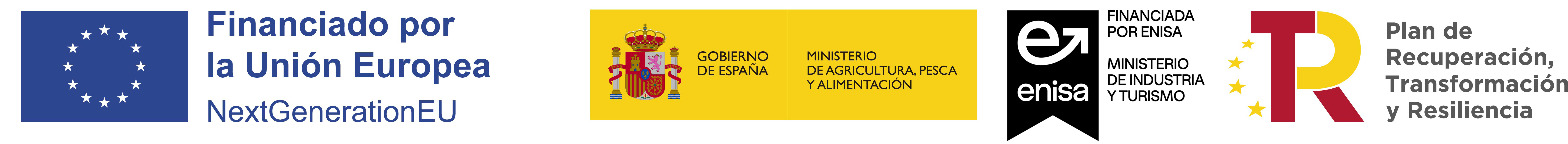 Financiado por la Union Europea NextGenerationEU, Gobierno de Espana Ministerio de Agricultura Pesca y Alimentacion, ENISA Ministerio de Industria y Turismo, Plan de Recuperacion Transformacion y Resiliencia